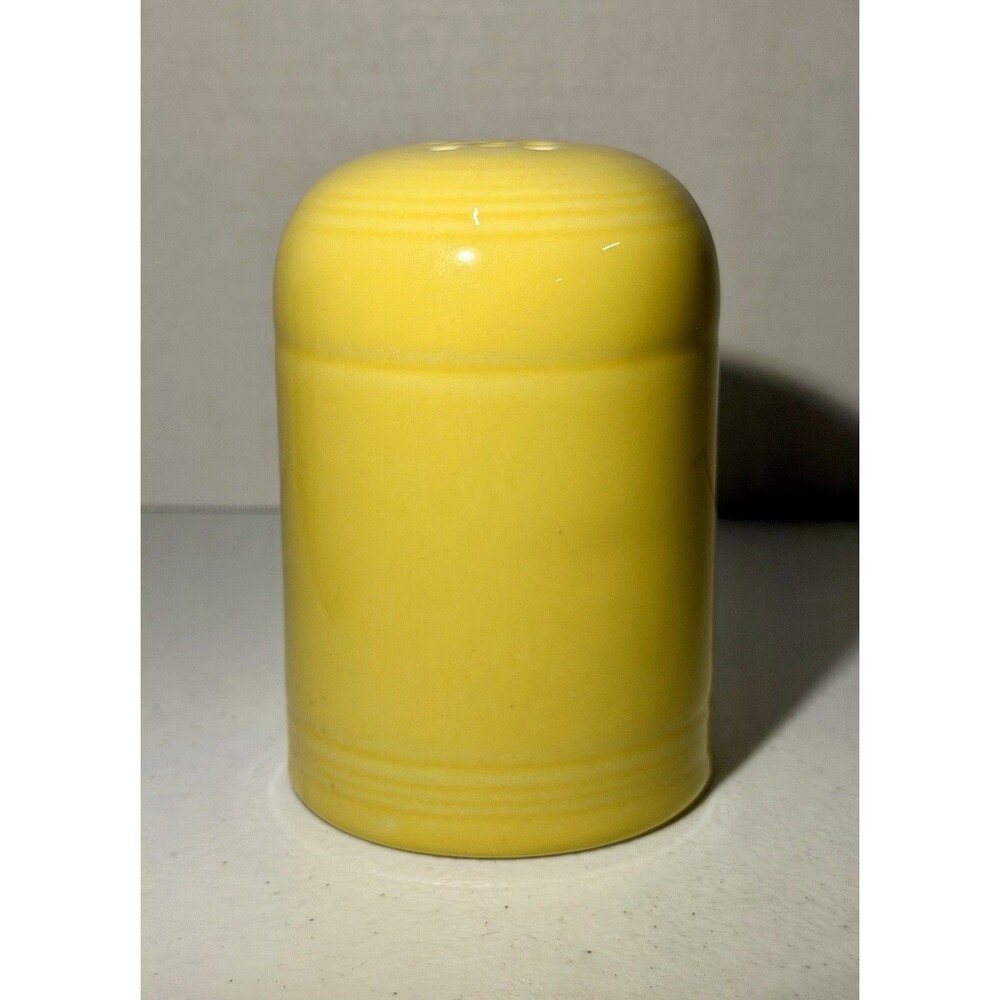 Fiesta HLC Yellow Cheese Shaker Ceramic 3" x 4.5" Kitchen Dine Decor Fiestaware